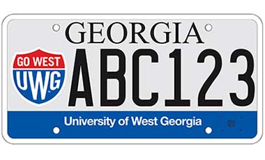 UWG receives $10 for each tag sold to help fund scholarships for undergraduate students. The cost includes a one-time $25 manufacturing fee, a $20 annual registration fee and a $35 annual special tag fee. Show your UWG pride and help students at the same time.