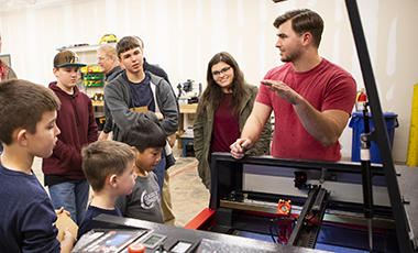 Witt Teem has never encountered a problem he didn’t want to fix. As the lab manager of the Tinker’s Box, a makerspace sponsored in part by the University of West Georgia, he gets to help people fix their problems every day.
