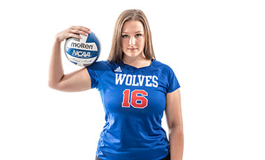 Madi Fleming spent her childhood summers in a gymnasium, watching her mother – a volleyball coach at a high school in Columbus, Georgia – host open tryouts and practices. Now, 16 years after she first started volleying a ball over the net, she’s in the middle of her last season as a student-athlete at the University of West Georgia.