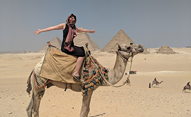 During University of West Georgia alumna Taylor Enfinger’s yearlong sojourn around the globe, home was wherever the Wi-Fi was. Enfinger recently arrived stateside after a year abroad in more than a dozen different countries as a participant in Remote Year, a company that helps people interested in working remotely with the logistics of maintaining their current positions while traveling for a year.