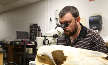 The University of West Georgia offers an accommodating environment for all students to succeed and thrive, both traditional and nontraditional. Thirty-five-year-old Christian Bryant, an undergraduate majoring in biology, is one example of the latter type of student, and UWG has become a place for him to plant his roots and explore his interests.