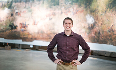 You never know where a University of West Georgia degree can take you. Jesse Garbowski ended up in the middle of the Battle of Atlanta . . . sort of.