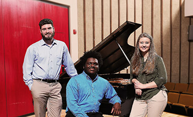 One of the many lessons taught here at the University of West Georgia is that practice and perseverance are keys to success. Just ask the three UWG music students who recently claimed victory in the Georgia Music Teachers Association State competition.