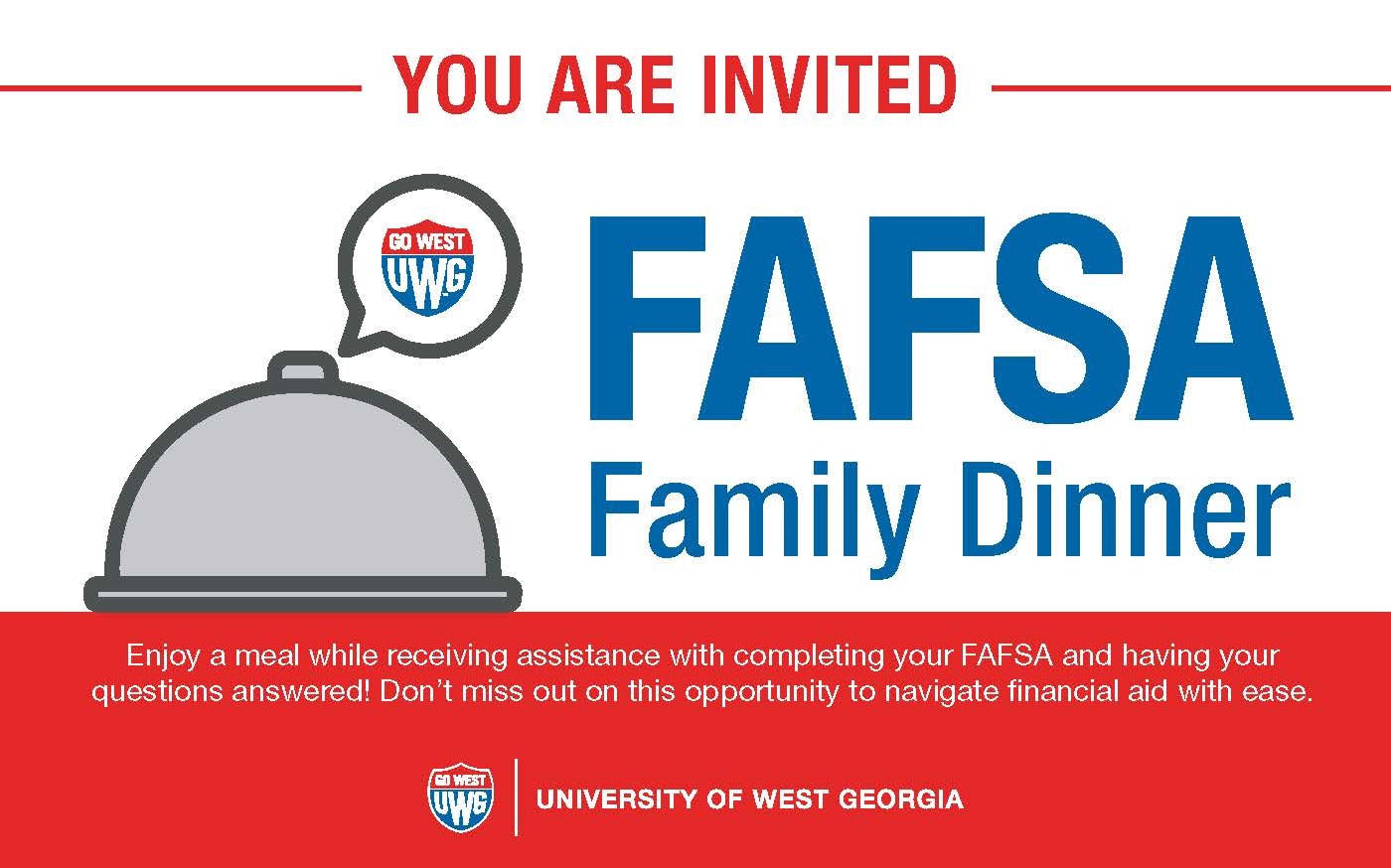 202425 FAFSA Family Dinner UWG