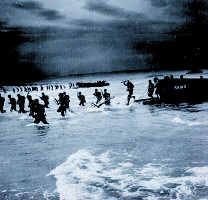 landing craft & soldiers